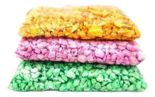 12 Piedritas Piedras Color Decorativas Centros De Mesa 300g