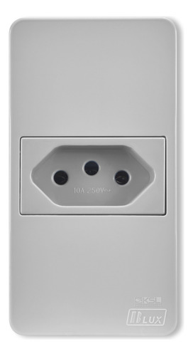 Tomada 10a Conjunto Condulete Modular Cinza B.lux Ksl