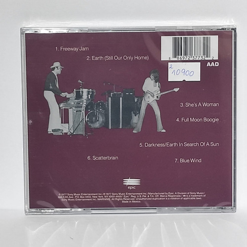 Jeff Beck With The Jan Hammer Group Live Cd Nuevo