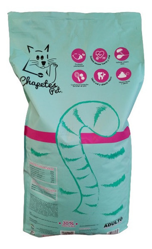 Alimento Para Gato Chapetes Cat, 2 Btos Con 15 Kg Cada Uno