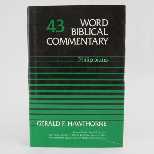 L8451 Hawthorne -- Word Biblical Commentary Philippians