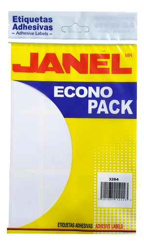 Etiqueta Adhesiva Econo Pack 3264 Janel