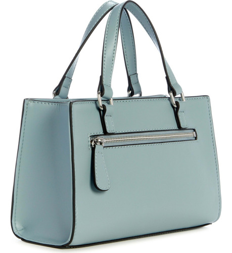 Bolsa Guess Factory Le956106-pdn Acabado de los herrajes Níquel Color Azul claro Correa de hombro Azul claro Diseño de la tela Lisa