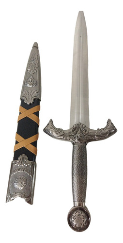 Espada Medieval Adaga Rei Arthur Templário Decoração Dark 