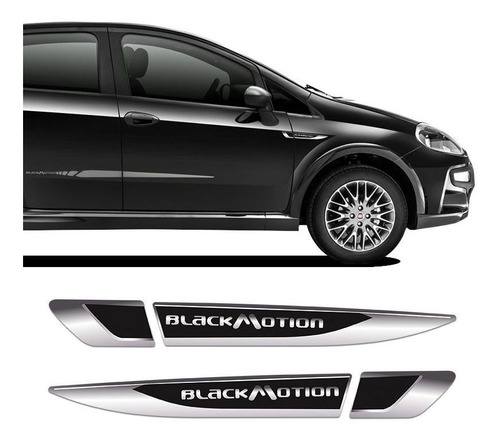 Aplique Lateral Punto Blackmotion 2014 2015 Emblema Resinado
