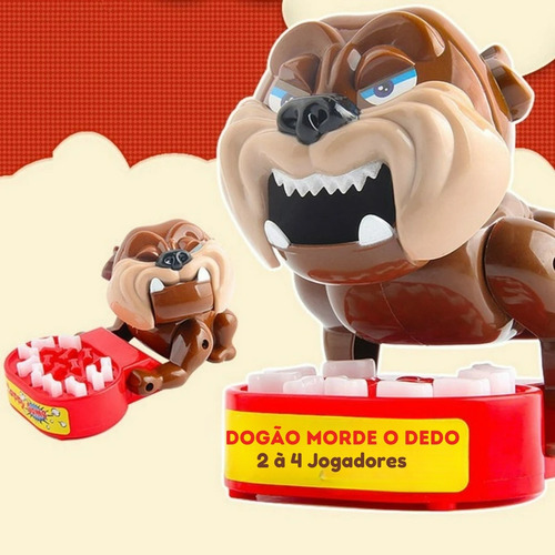 Pinguim Quebra Gelo Grande + Dog Morde Dedo Aventura Criança