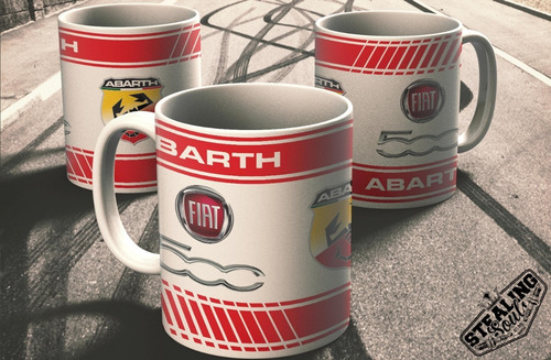 Imagen 2 de 3 de Taza Fierrera | Clásicos Argentinos | Fiat 500 Abarth #01