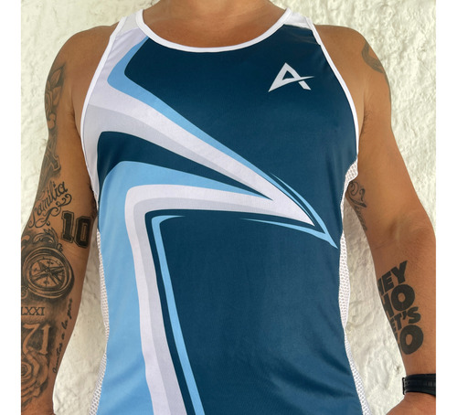 Remera Deportiva Argentina Musculosa Running Atletismo Gym