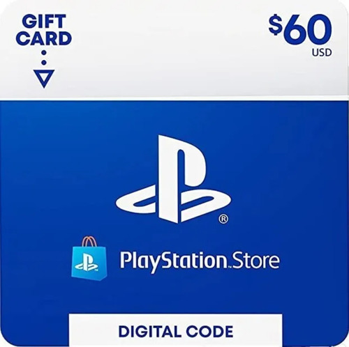 Tarjeta Playstation Network 60 Usd Codigo Psn Ps3 Ps4 Ps5