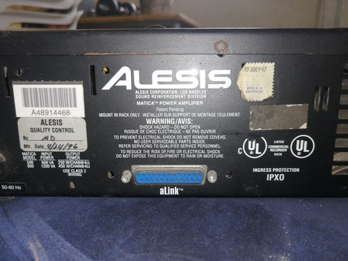 Amplificador Alesis Matica 500