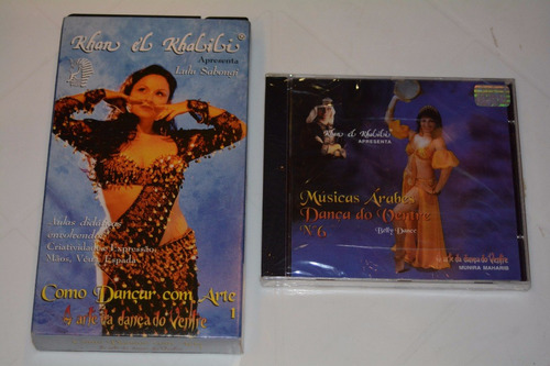 Imagem 1 de 1 de Dança Do Ventre - Lulu Sabongi Dançar Com Arte 1 Vhs+cd No 6