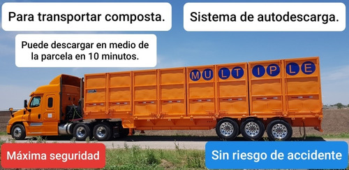 Caja Góndola Volteo Descarga Lateral Múltiple 80m Precio Net