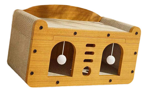 Cat Scratcher House Cat Scratch Box Acogedora Conmovedor De