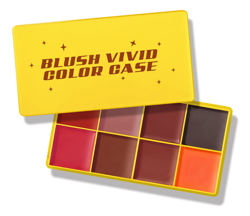 Maquillaje De 8 Colores, Iluminador, Rubor, Dorado Y Acabado