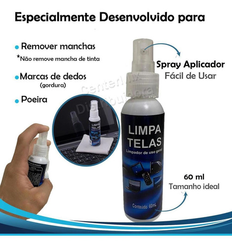 Kit 20 Limpa Telas Implastec Clean 60ml