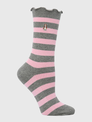 Medias Hush Puppies I25w C St Blocky Grey Marle Para Dama