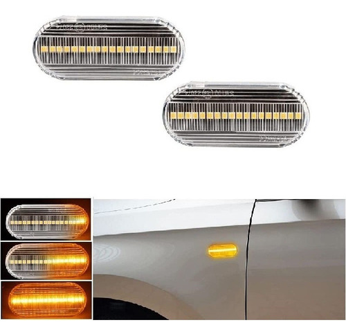 2 Uds Led Marcador Lateral Luz De Señal Vw Mk4 Golf