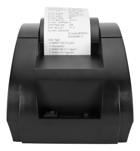 Impresora De Etiquetas De Escritorio 58 Mm Térmica 90 Mm/s 5