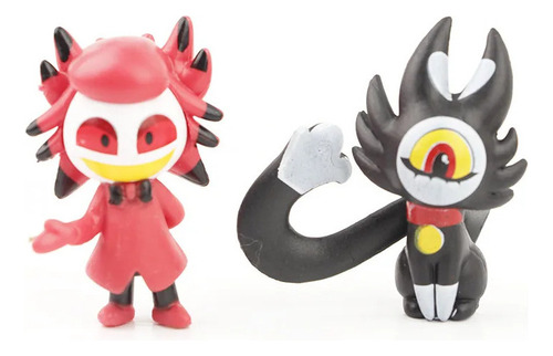 Juego De 8 Bonitos Juguetes Hazbin Hotel Con Forma De Figura