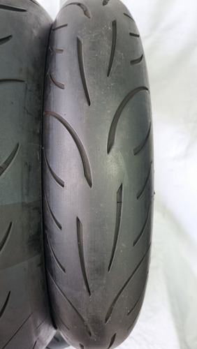 Par De Pneu Metzeler Sportec M9 190/55 17 E 120/70 17 Semi N (Usado)