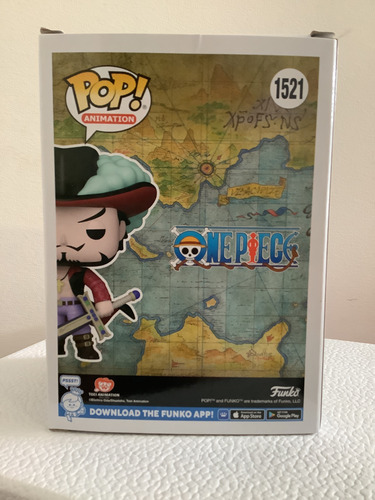Figura Funko Pop Dracule Mihawk #1521 Sticker Funko Store (Usado)