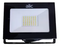 Comprar Reflector Led 30w Proyector Exterior Ip65 Luz Dia 6000k Color de la carcasa Negro Color de la luz FRIA 220V