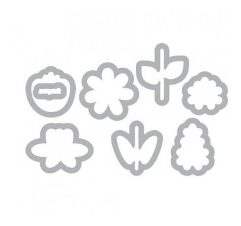 Sizzix Framelits Facas Set 8 Carimbos - Bloom