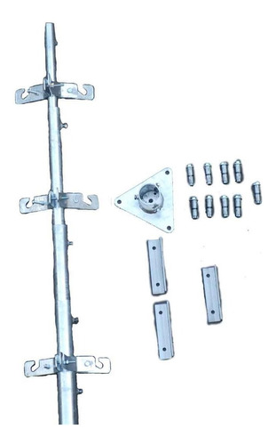 Mástil Telescópico 15m C/accesorios Instalacion Kitslm15