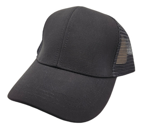 50 Gorra Trucker Visera Curva Lisa Con Malla