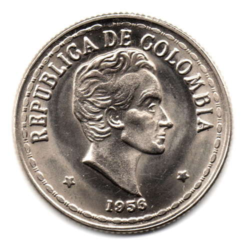 20 Centavos 1956 Sin Circular