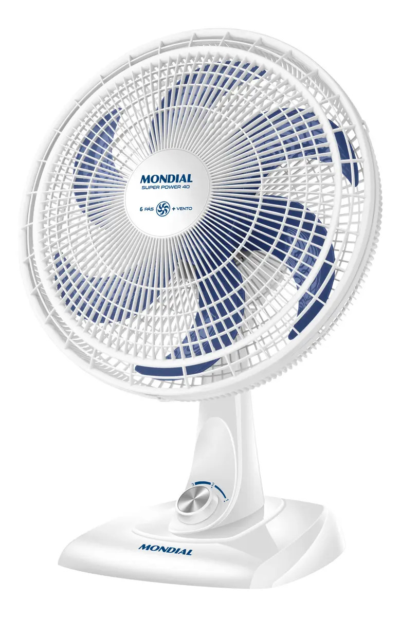 Ventilador de Mesa 40cm Super Power Mondial 140W - VSP-40-W