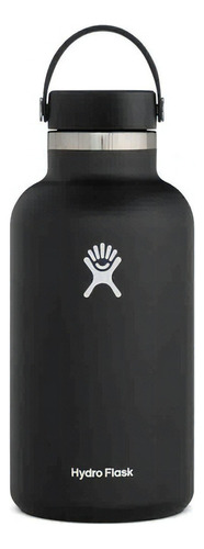 Botella Térmica Hydro Flask 1,9 L Boca Ancha Color Negro