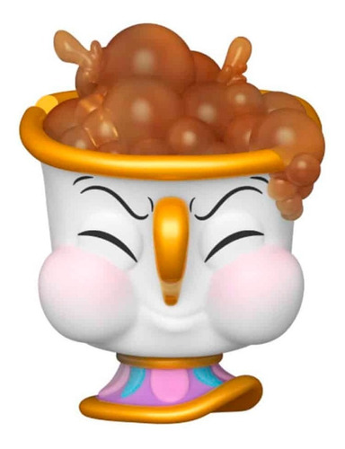 Boneco Funko Pop Chip Bolha 794 Bela E Fera Disney Original