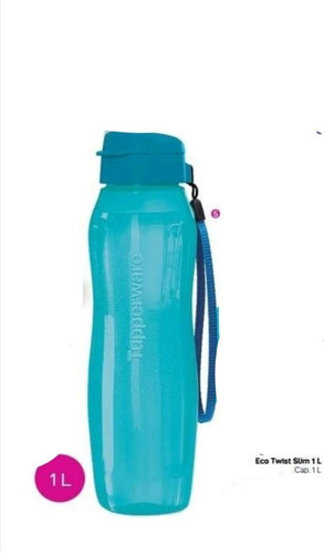 Botella De Agua Eco Twist Slim Con Capacidad 1 L