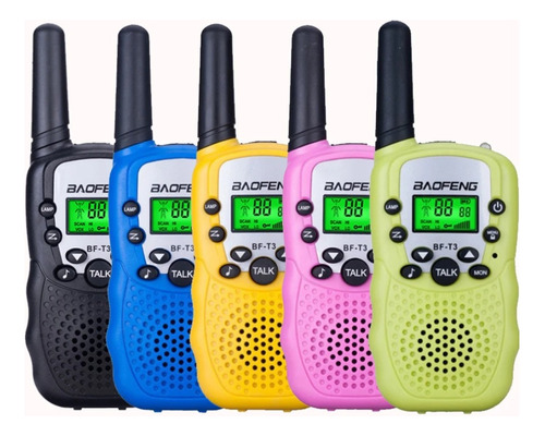 2 Radio Intercomunicador Rs Bf T3 Uhf 22 3km Walkie Talkie