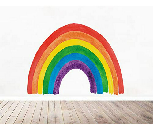 Sticker De Pared Arcoíris Autoadhesivo Para Niños Y Bebés