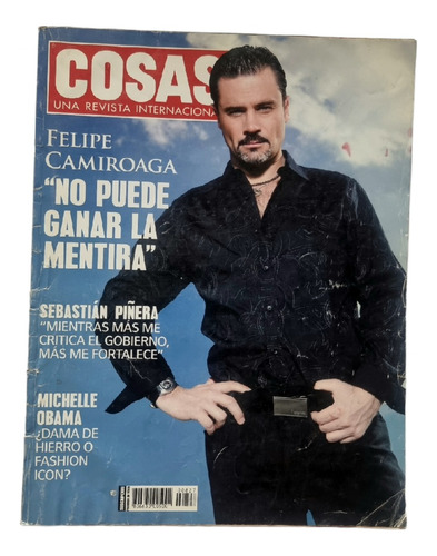 Revista Cosas Internacional Año 2008 Felipe Camiroaga