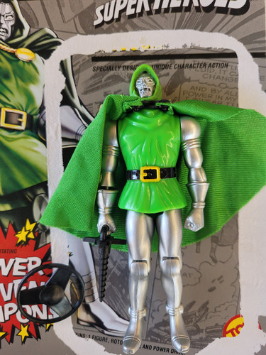 Marvel Super Heroes Dr.doom Power Driven Weapons Toybiz 1990 (Usado)