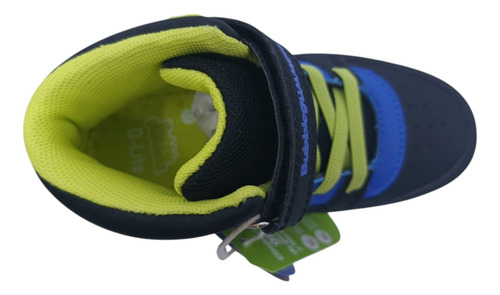 Tenis Niño Bota Velcro Cómodo Bubble Gummers Yoyo Negro/rey