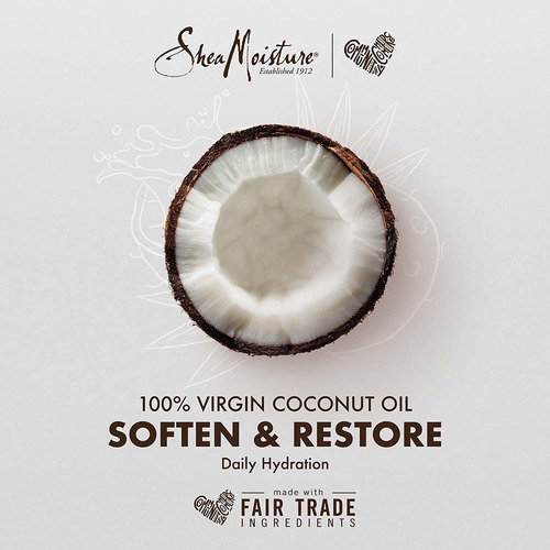 Sheamoisture 100% Aceite De Coco Virgen Shea Butter Jabon, D