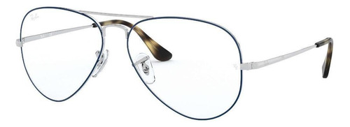 Armazon Ray-ban Rb6489 2970 Aviator Plata Azul