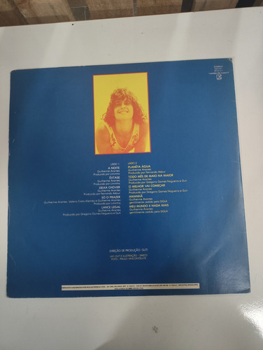 Lp Vinil Usado Guilherme Arantes Amanhã (Usado)