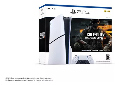 Consola Play 5 Slim Edición Disco + Call Of Duty Black Ops 6