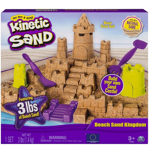 Kinetic Sand Arena Cinética Set Castillo Grande