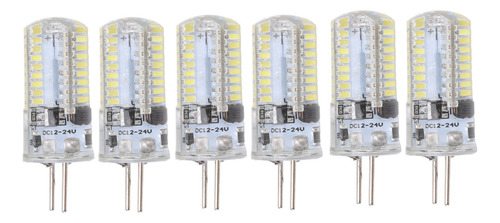 6 Bombillas Led Gy6.35, 5 W, Ac, 12 V, Blanco Cálido 2700