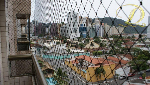 Imagem 3 de 16 de Cobertura Com Piscina E Churrasqueira De 03 Quartos E 02 Vagas De Garagem À Venda No Canto Do Forte Em Praia Grande!!! - Co0071
