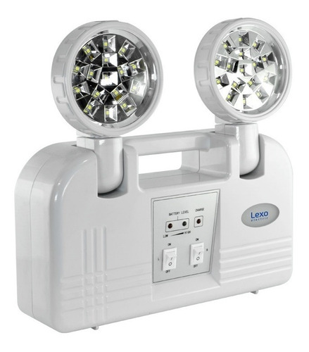 Lampara De Emergencia Led 2 Focos Lexo - Sperk