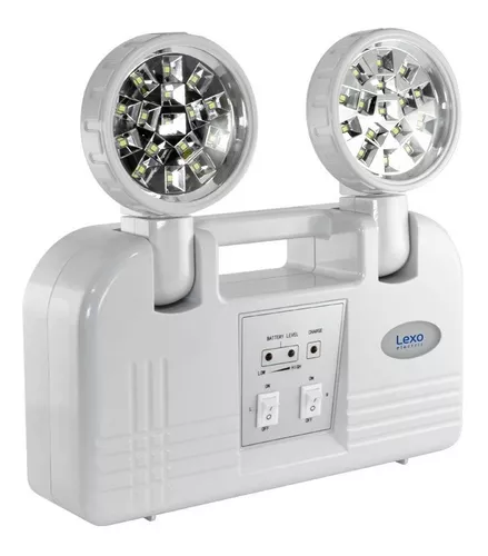 Luz de emergencia Powerlab 7259 LED con batería recargable 5 W blanco