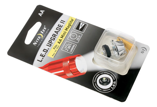 Foco Led Reemplazo Upgrade Lamparas Mini Maglite Baterias Aa Linterna Rojo Luz Blanco