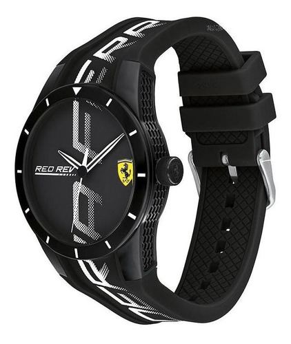 Imagen 2 de 4 de Reloj Ferrari Caballero Color Negro 0830613 - S007